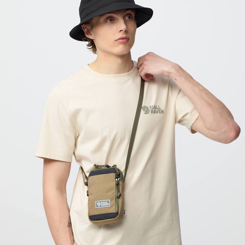 Fjällräven Skuldertaske Vardag Pocket S Grøn/grå 4