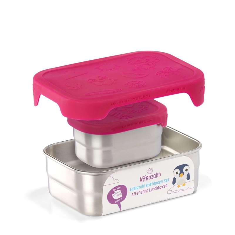 Affenzahn Madkassesæt Owl Pink 2