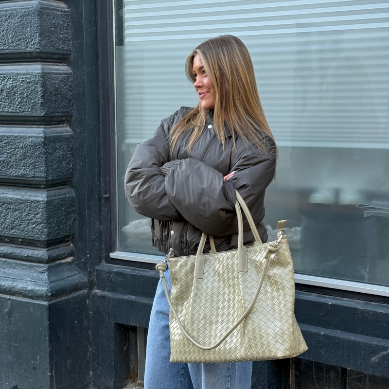PITAYA Axelväska Bianca Medium  Khaki 2