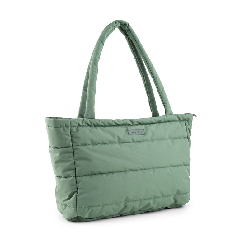 Done By Deer Pusletaske Tote Quiltet Grøn 1