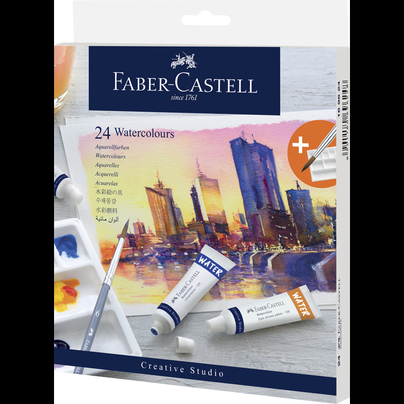 Faber-Castell Vandfarver i Tube 24 stk Multi 1