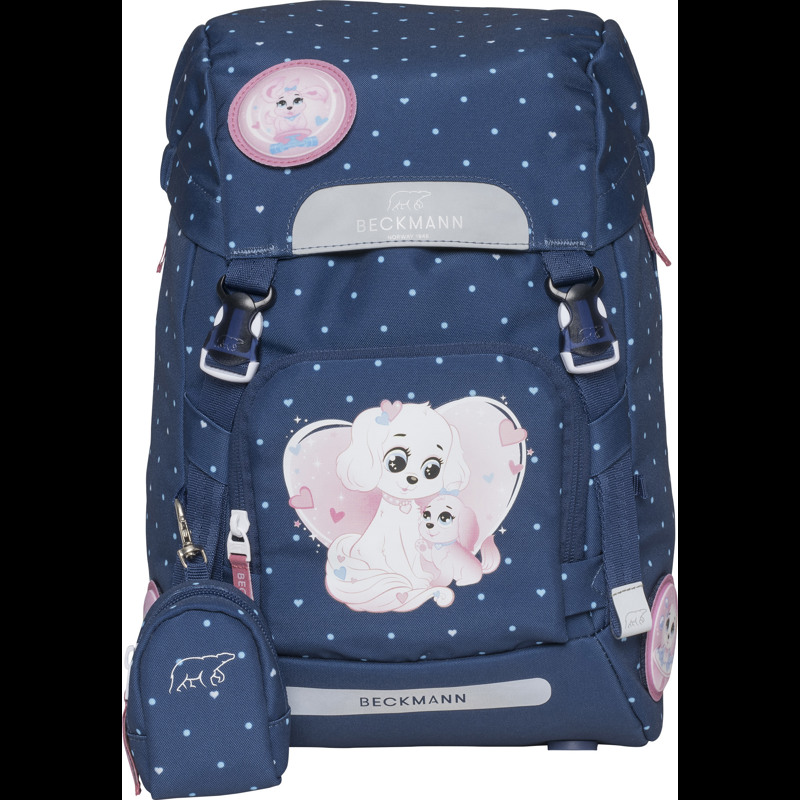 Beckmann Skolväskeset Pet Friends Blue M. blå 2
