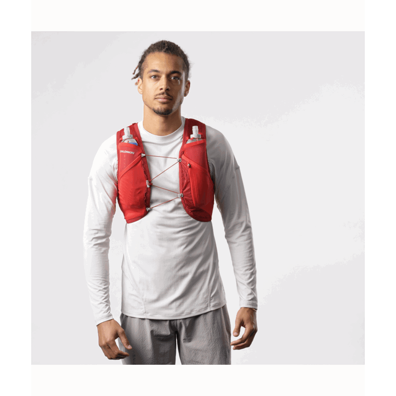 Salomon Løbevest Active Skin 4 Rød Str M 2