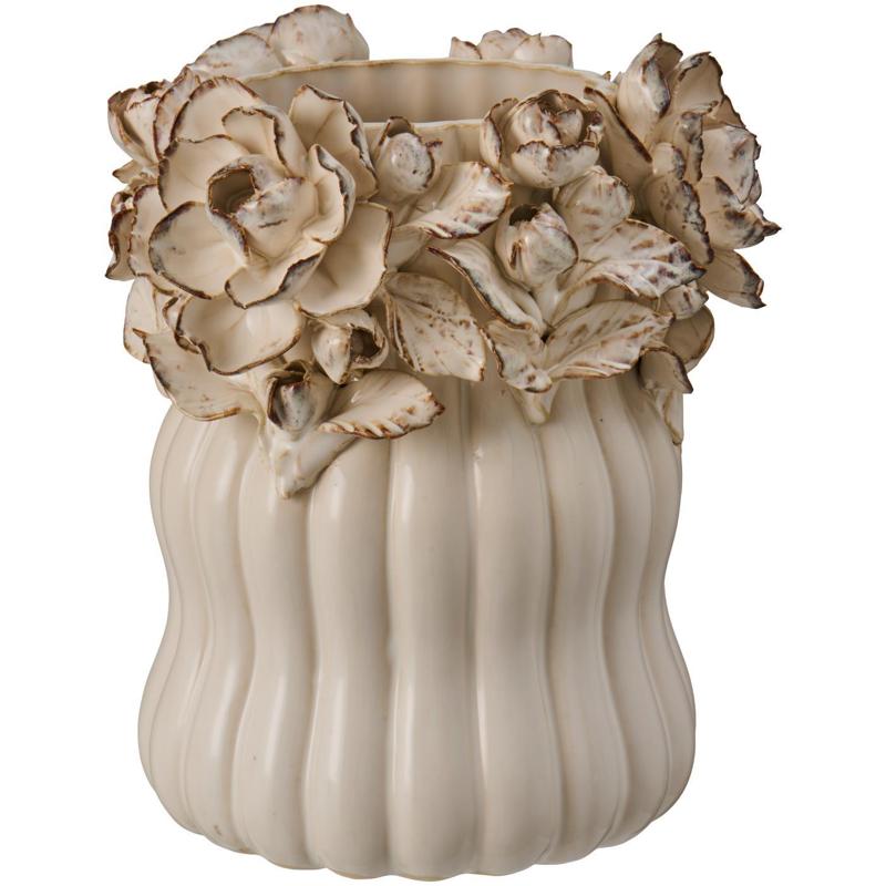 Ib Laursen Vase Glaseret Hvid 1