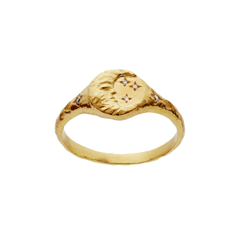 Maanesten Ring Magdalena Guld Str. 51 1