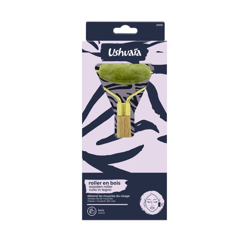 Ushuaia Ansigtsmassagerulle i træ Beige 3