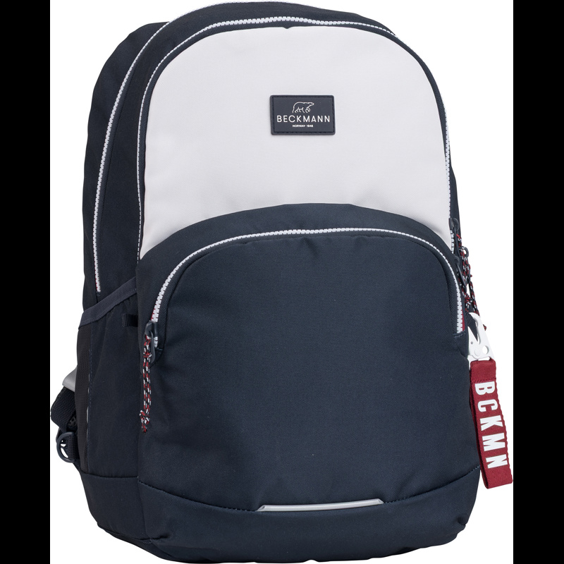 Beckmann Skoletaske Sport Jr Navy White Blå/hvid 2