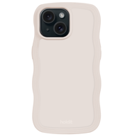 Holdit Mobilcover Wavy Beige iPhone 13/14/15 1