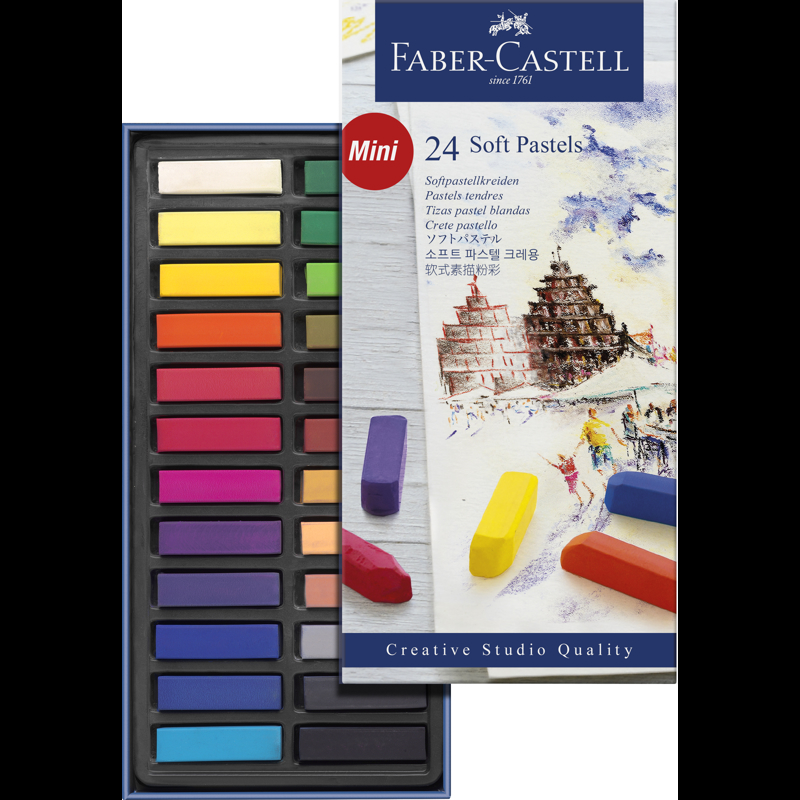 Faber-Castell Bløde pastelkridt 24 stk. Multi 2