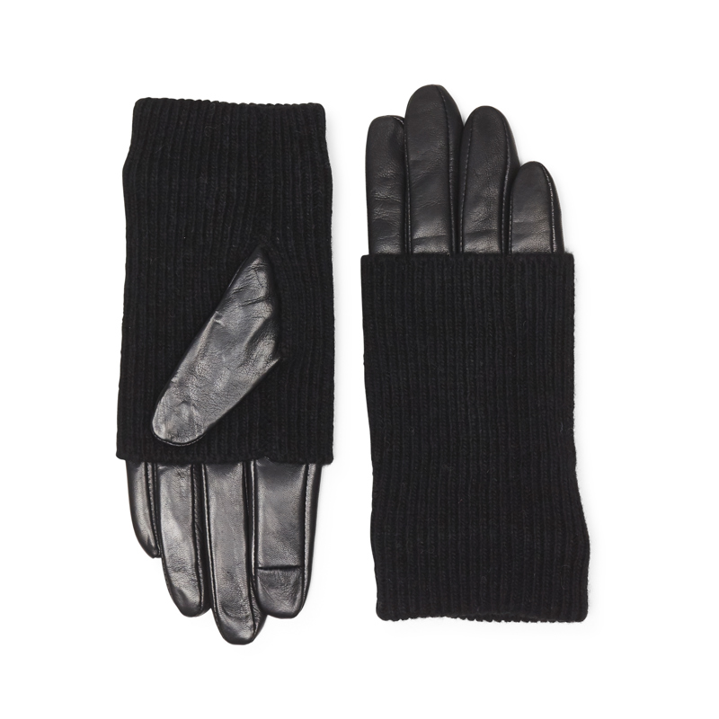MARKBERG Damehandsker Helly Sort Str 7 1