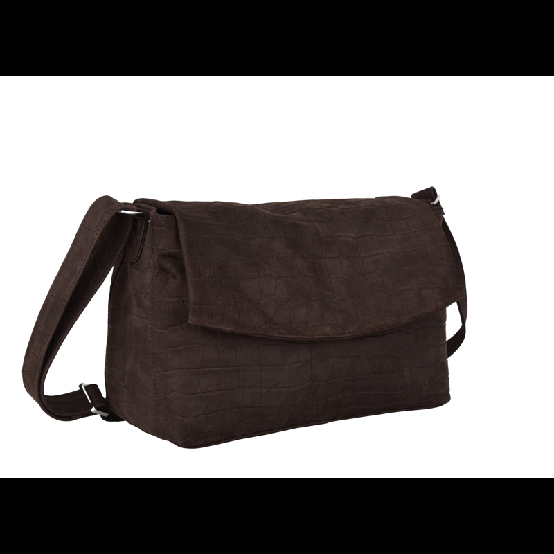 Adax Skuldertaske Kelly Capri Brun/rød 5