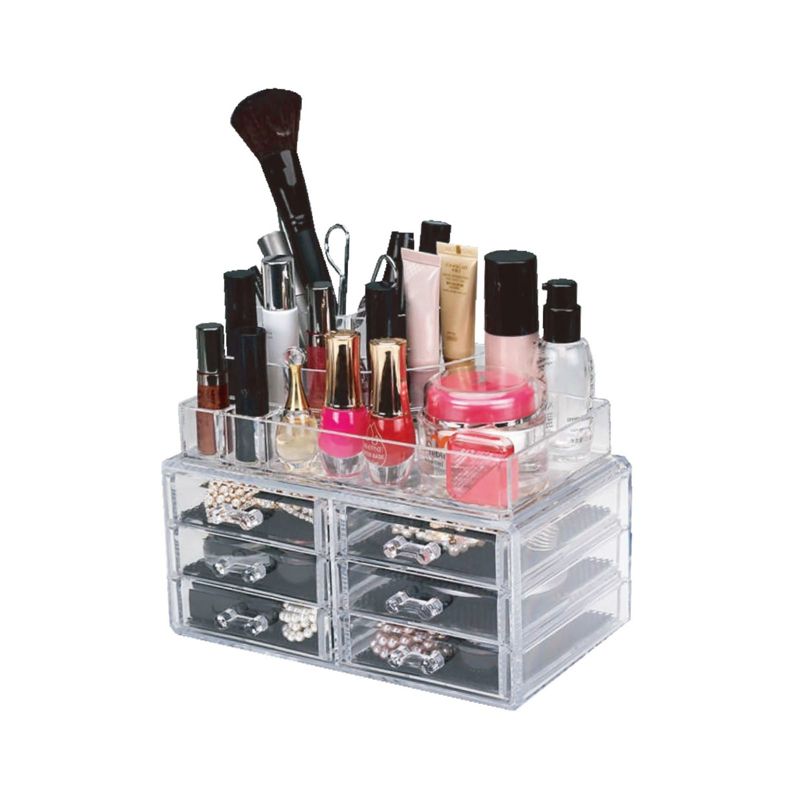 UNIQ Organizer makeup m/6 skuffer Transparent 3