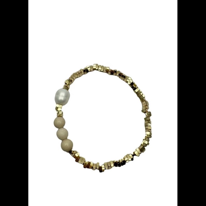 Conmé Armbånd Frida Pearl Creme 1