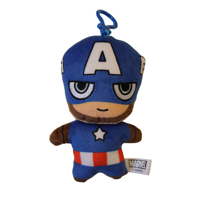 Marvel Bag Charm Captain America Blå/hvid
