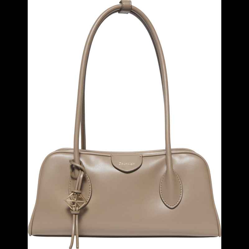 Calvin Klein Handväska Embossed Logo Brun 1
