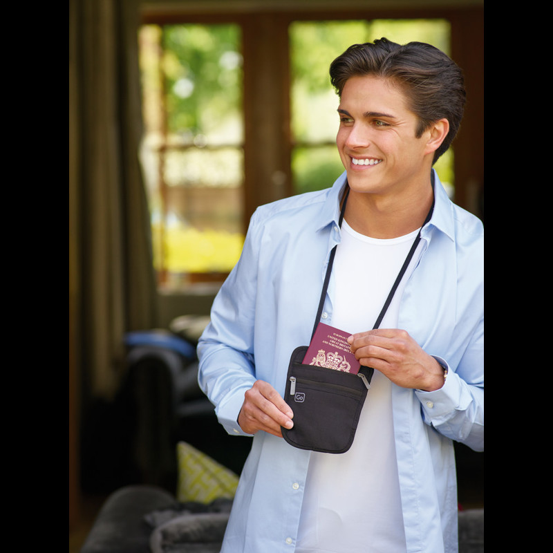 Go Travel Pas etui Passport Pouch RFID Sort 2
