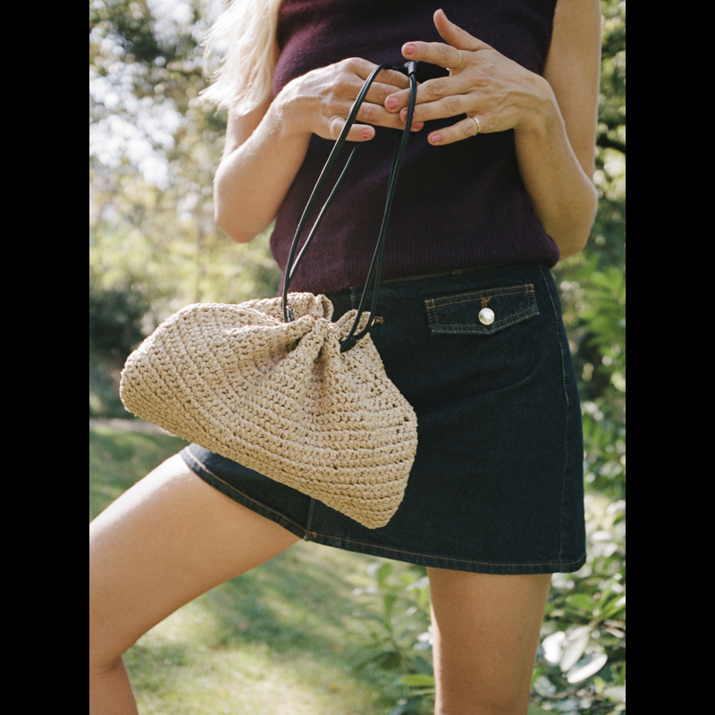 DAY ET Håndtaske Day Crochet  Natur 2
