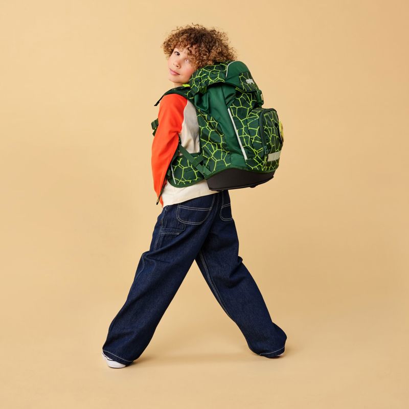 Ergobag Skoletaske Prime BearRex Grøn tern 6