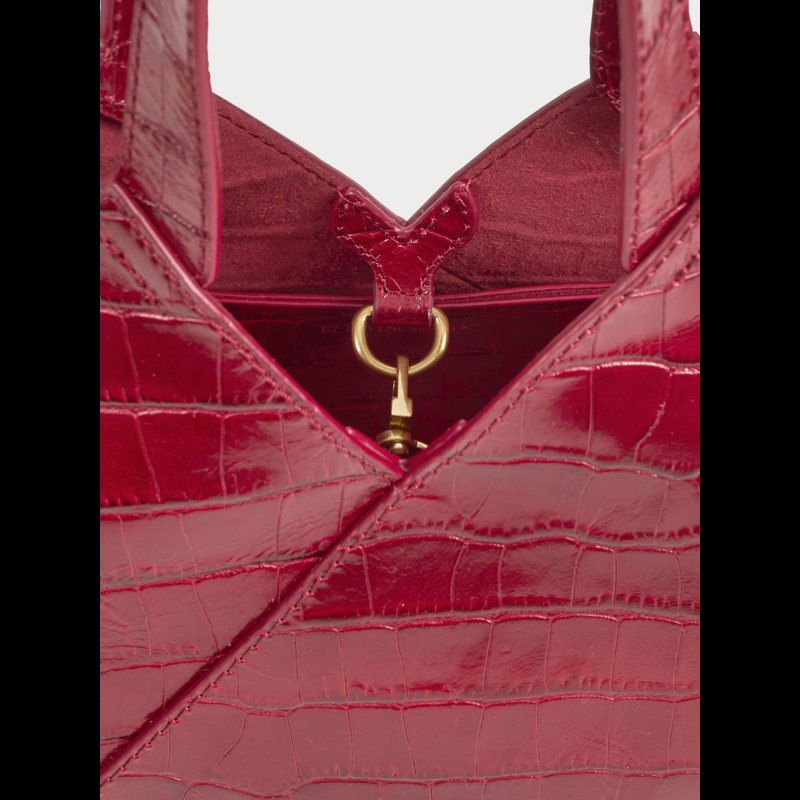 By Malene Birger Crossbody Lullie Croc Rød 4