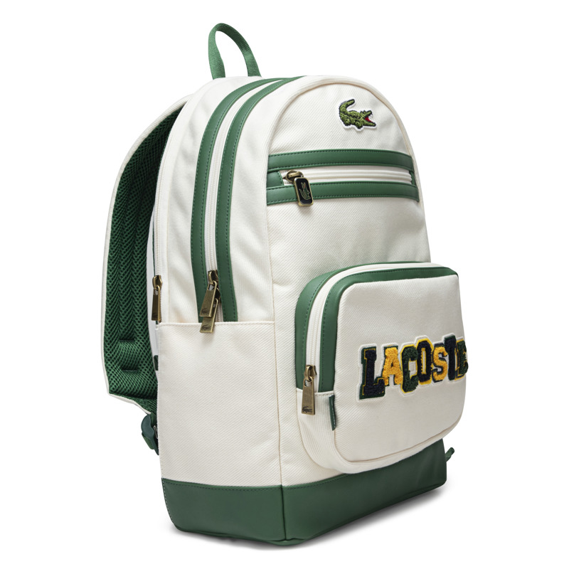 Lacoste Ryggsäck Varsity Vit/grön 3