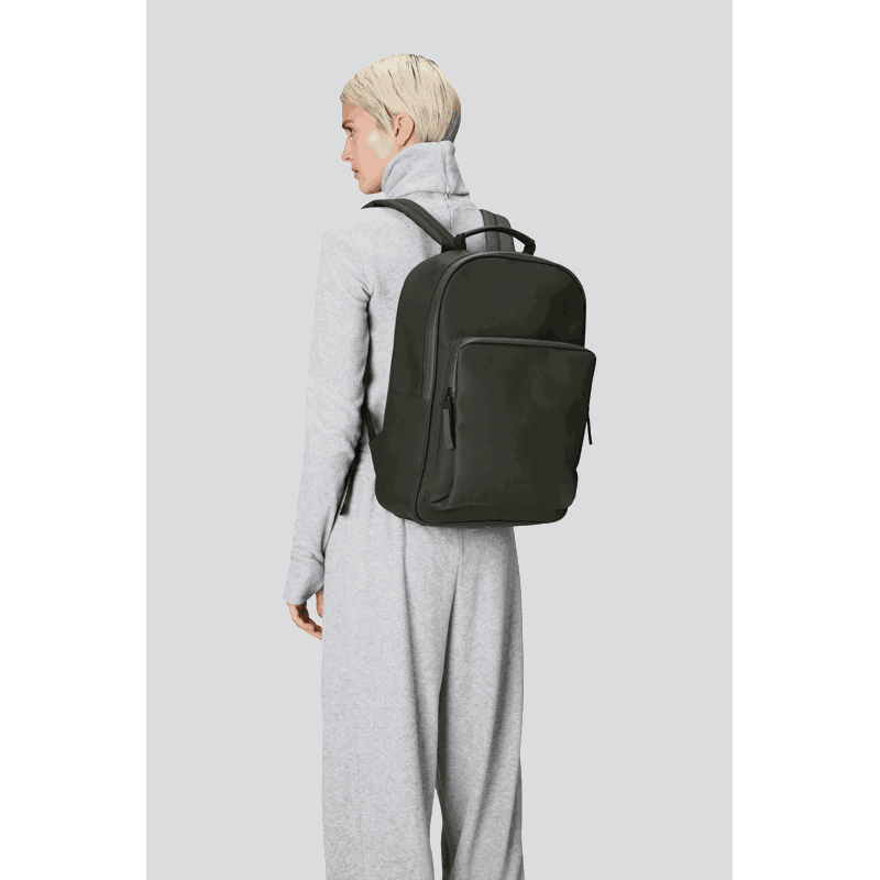 RAINS Ryggsäck Book Daypack L Grön 2