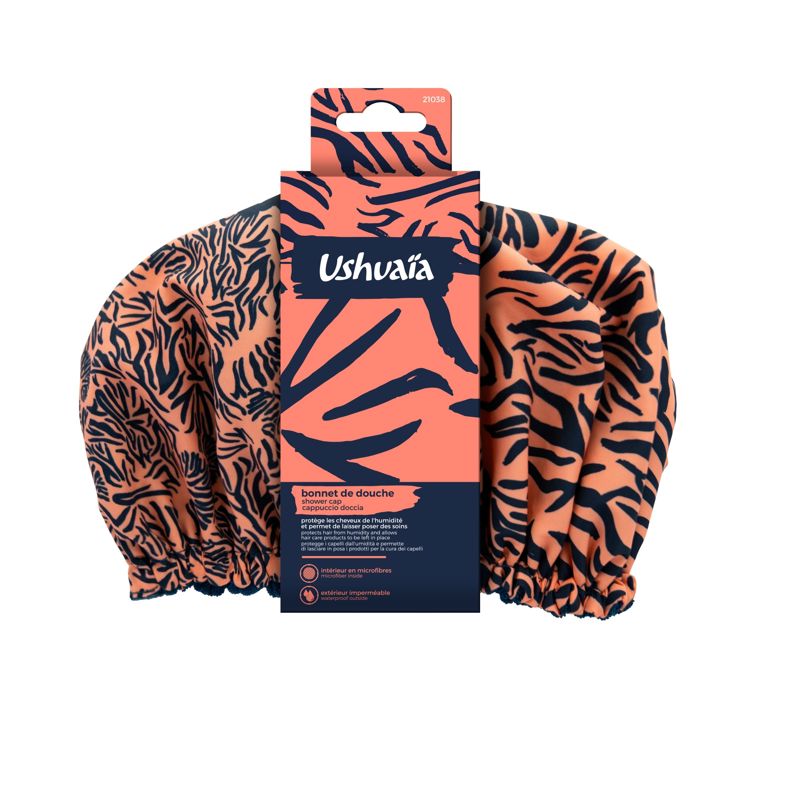 Ushuaia Badehætte Sort/Orange 5
