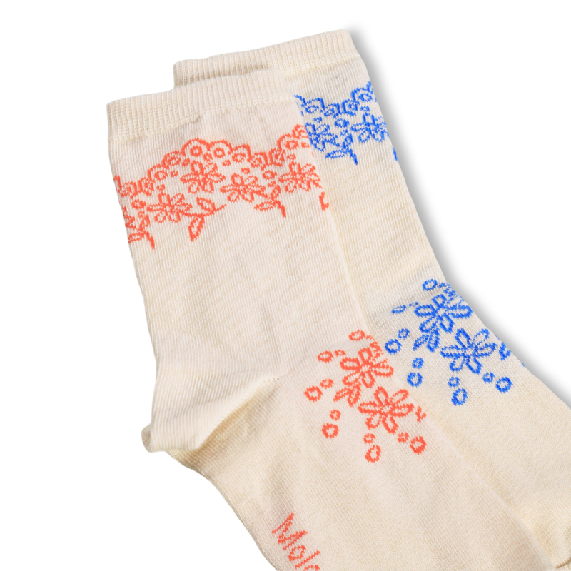 Molo Strømpe Nomi 2-pak Creme Str. 23-26 5
