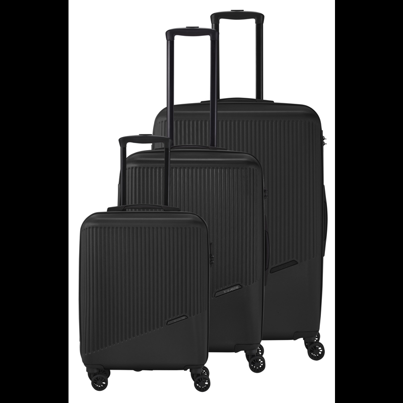 travelite Kuffertsæt Bali Sort 3 stk. 1