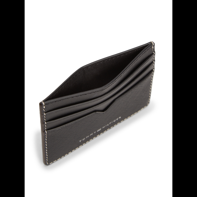 Tommy Hilfiger Kortholder Saffiano Sort 4