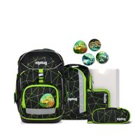 Ergobag Skolväskeset Pack CyBear Race Svart/Grön 1