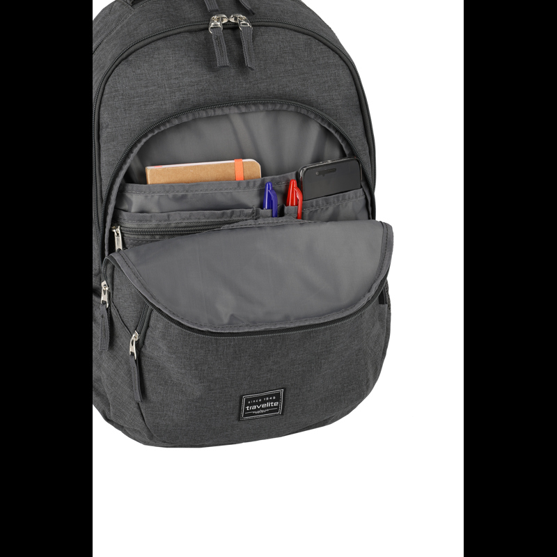 travelite Basics ryggsäck M. Grå 15" 5