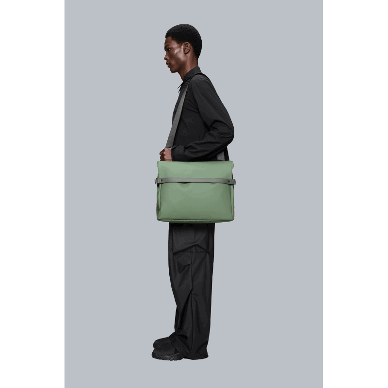 RAINS Skuldertaske Messenger OTG W3 Bladgrøn 14" 6