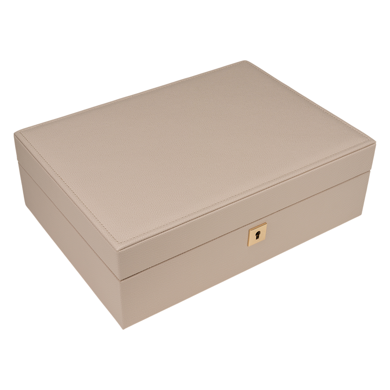 Windrose Smykkeskring Charmbox Beige 2
