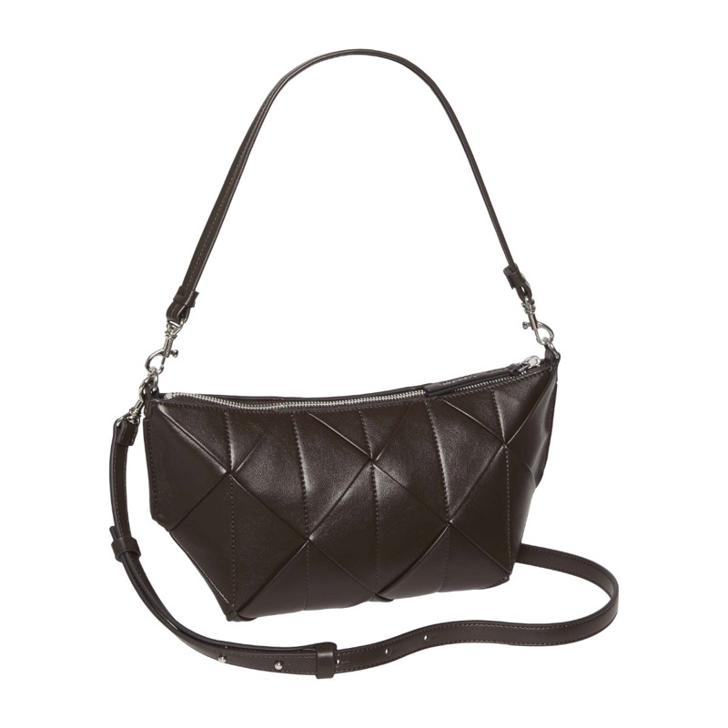 Calvin Klein Axelväska Woven Emblem Brun 4