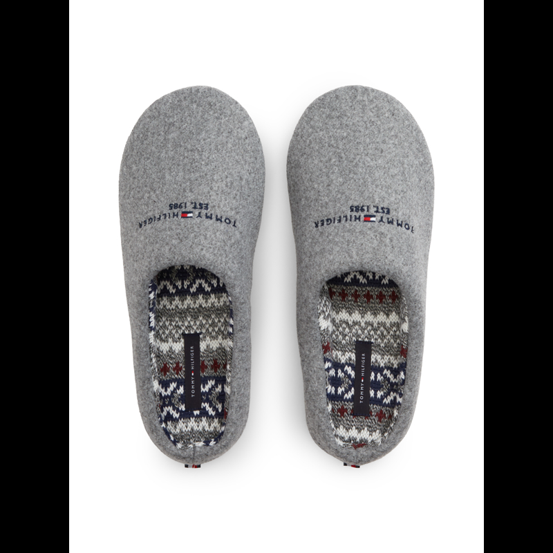 Tommy Hilfiger Slippers Grå Str. 45 4