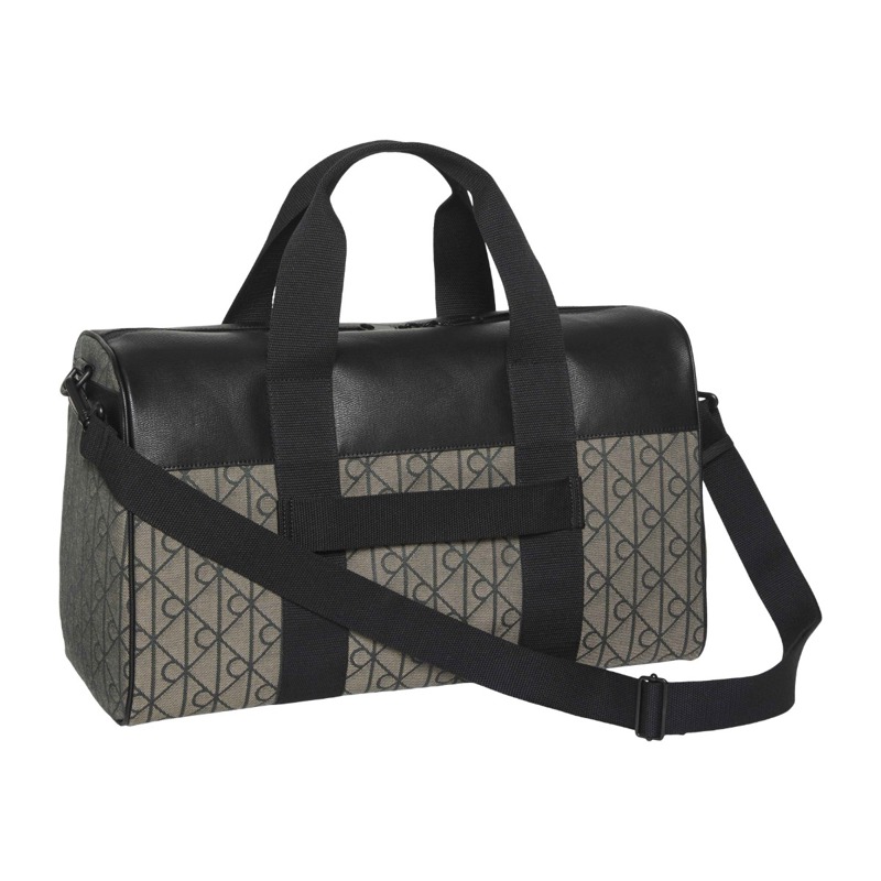 Calvin Klein Weekendväska Emblem Jacquard Svart/Beige 3