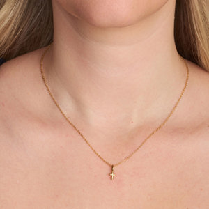 Studio Z Halsband Faithful Cross Guld alt image