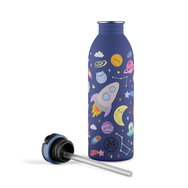 24Bottles Vattenflaska Urban Bottle Blå med rymd 4