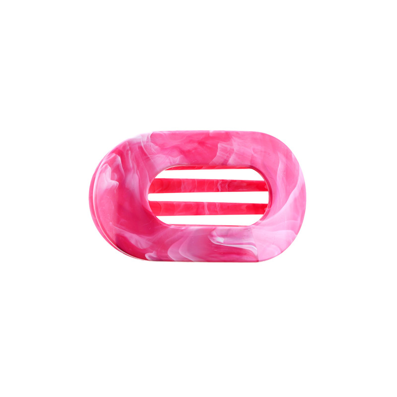 By Stær Hårklämma Eva Mellan Rosa/vit 1