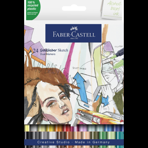 Faber-Castell Tusser Goldfaber Sketch 24 stk Multi