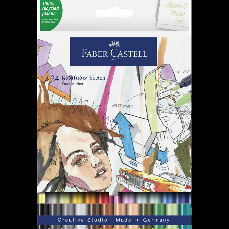 Faber-Castell Tusser Goldfaber Sketch 24 stk Multi 1