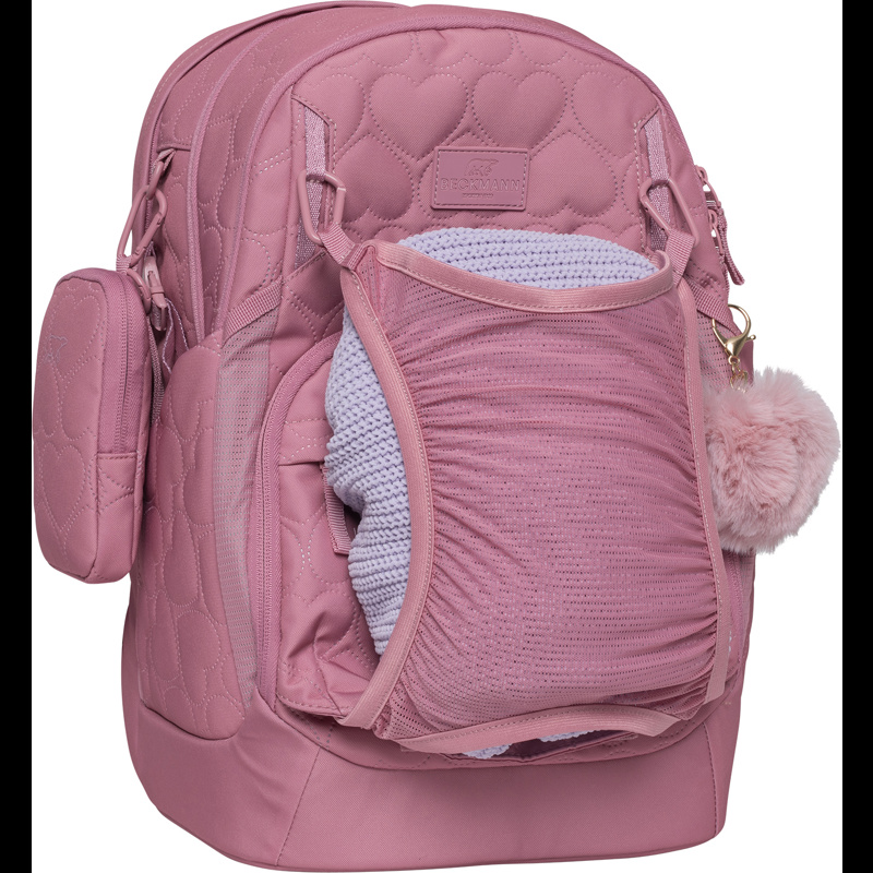 Beckmann Skoletaske Sport Air Heart  Rosa 6