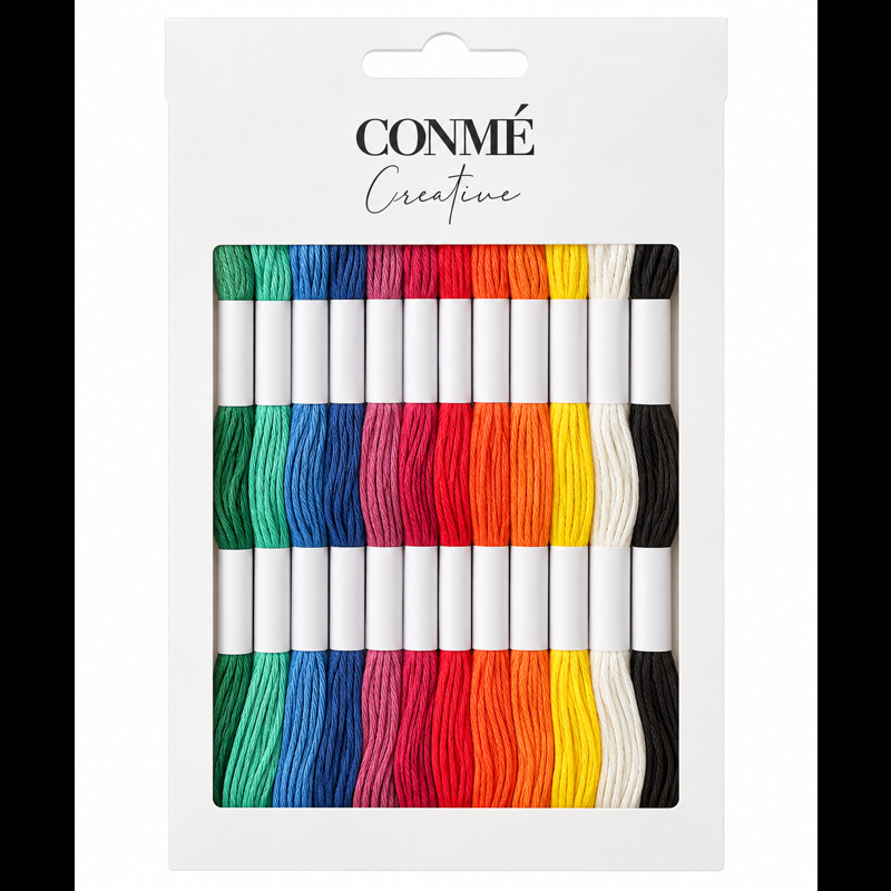 Conmé Creative broderigarn Fler färger 1