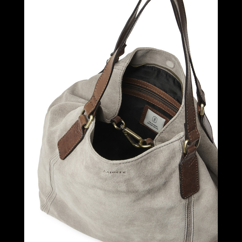 Saddler Totebag Inés Grå 13" 7