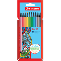 STABILO Tusser Pen 68, 10 stk Multi