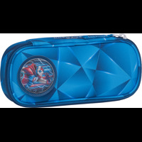 Beckmann Pennfodral Blue Lightning Oval Bord/Röd 1