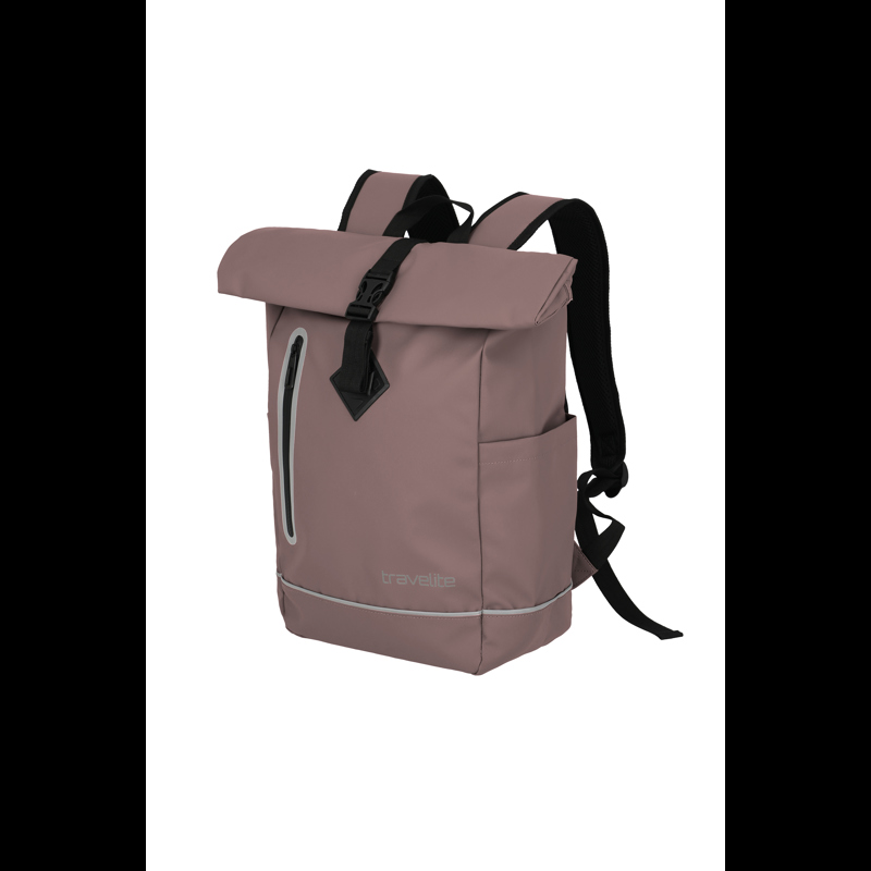 travelite Basics roll-up ryggsäck Rosa 2