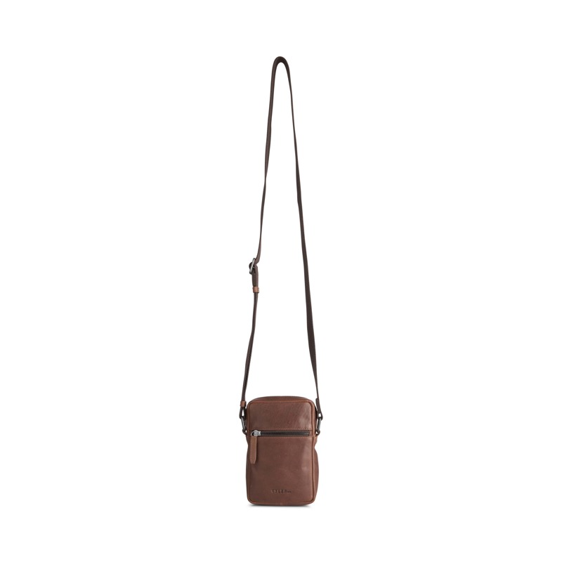 Tyler & Co Crossbody Kent Mobile Phone Ba Cognac 6