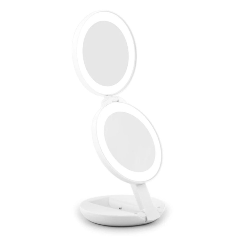 UNIQ Rejsespejl dobbelt x2 LED Hvid 5