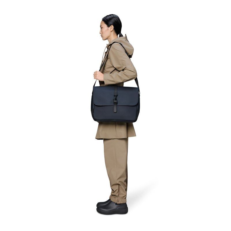 RAINS Skuldertaske Messenger Bag  Navy 16" 4